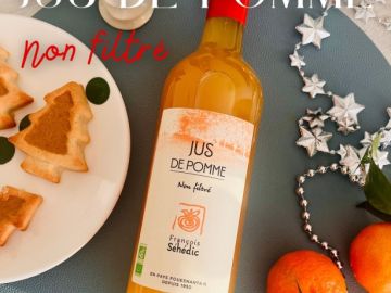 🍏✨ Jus de Pomme Bio Non Filtré – La gourmandise brute de nos pommes à cidre

Issu de 8 variétés de pommes à cidre, notre jus bio non filtré garde tout le...