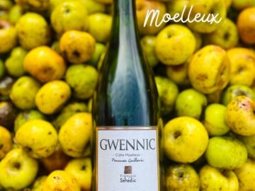 🍏✨ Gwennic Moelleux – L’expression douce de la pomme Guillevic

Cidre monovariétal élaboré à partir de la pomme Guillevic, reconnue pour son acidité...