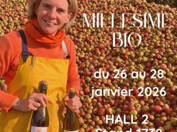Du 26 au 28 janvier 2026, les cidres del la Maison Séhédic prendront la route de Montpellier.

Au cœur du salon Millésime Bio, Pamela sera là pour faire...