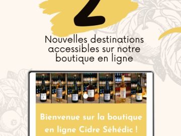 Bonne nouvelle ! En plus des destinations déjà accessibles depuis notre boutique en ligne, deux nouveaux pays sont désormais ouverts à la livraison à...